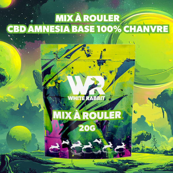 Mix à Rouler CBD Amnesia – Base 100% Chanvre