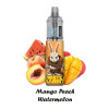 White Rabbit_Puff "RandM Tornado x White Rabbit 7000" - Mango Peach Watermelon